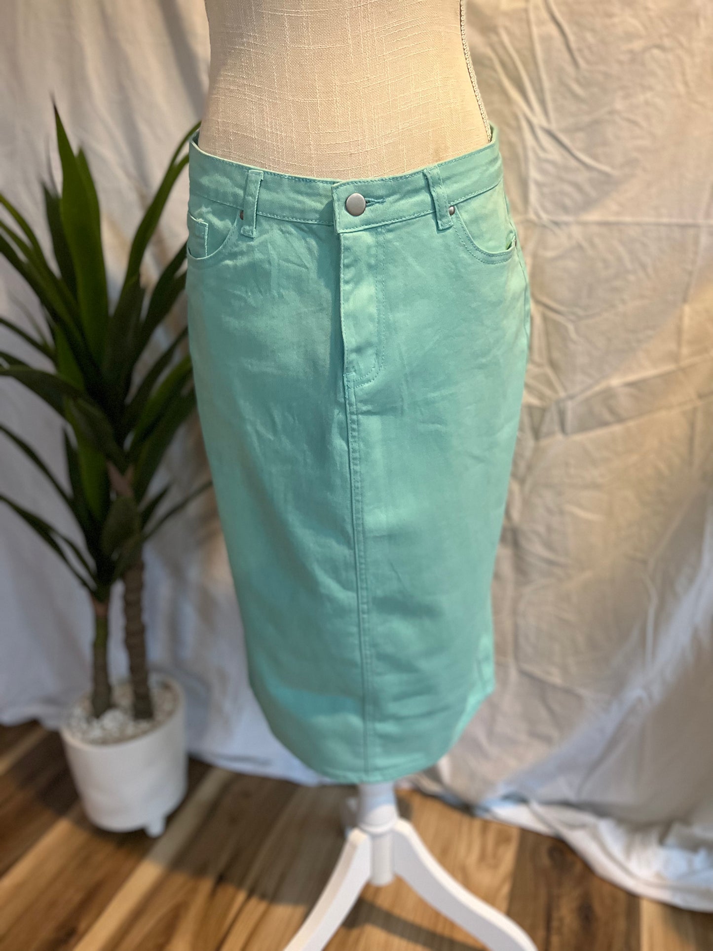 JDA- Colored Denim Skirts