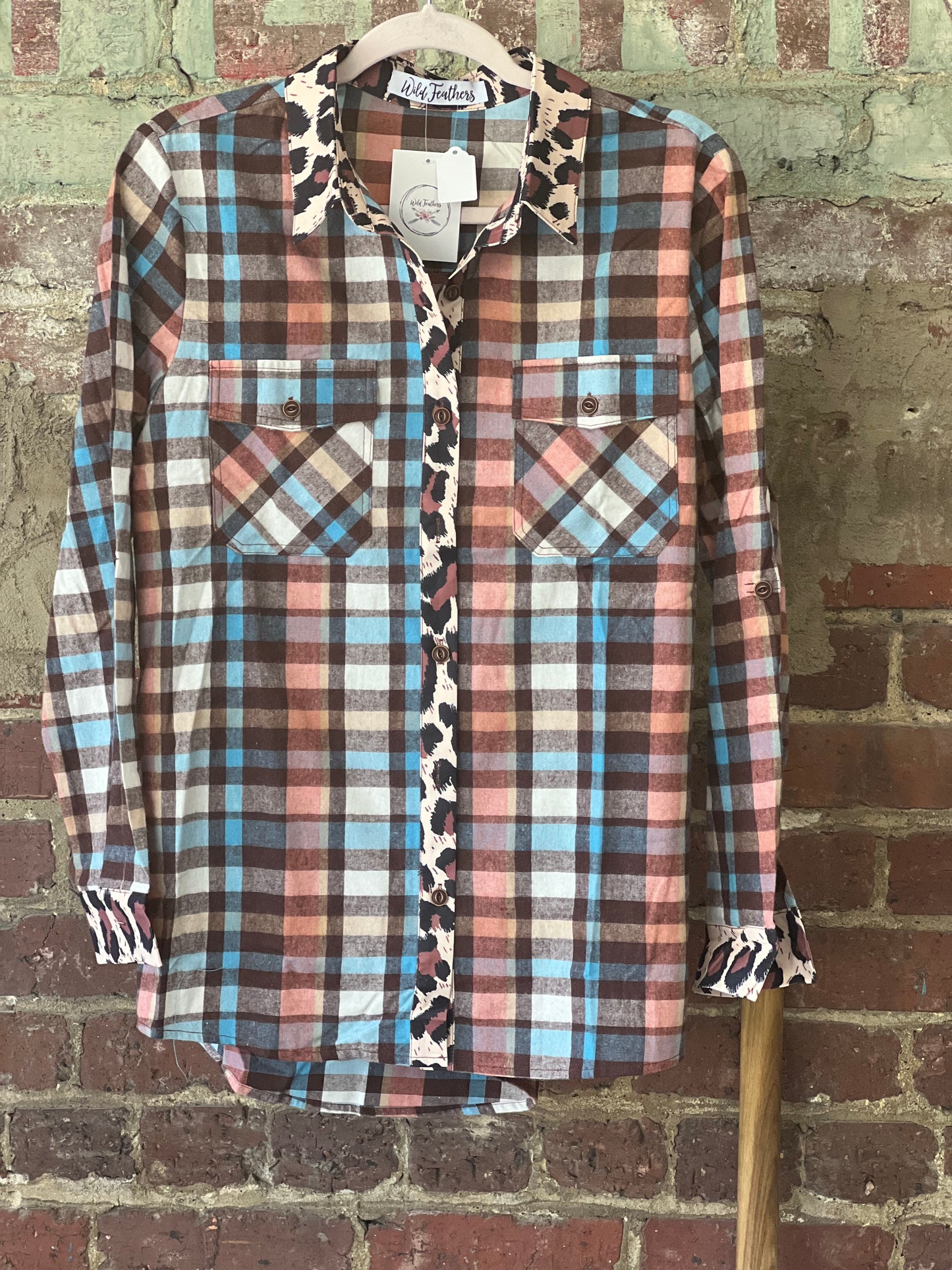 Long sleeve plaid flannel