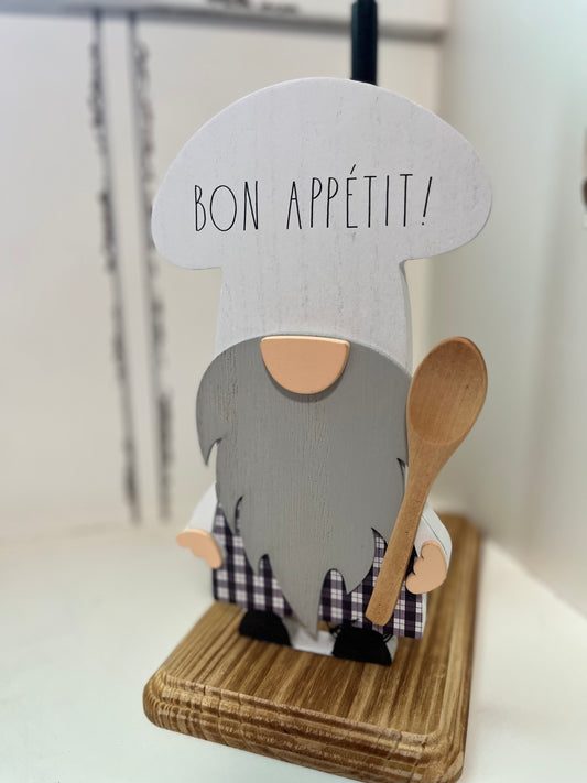 Rae Dunn "Bon Appétit!" paper towel holder