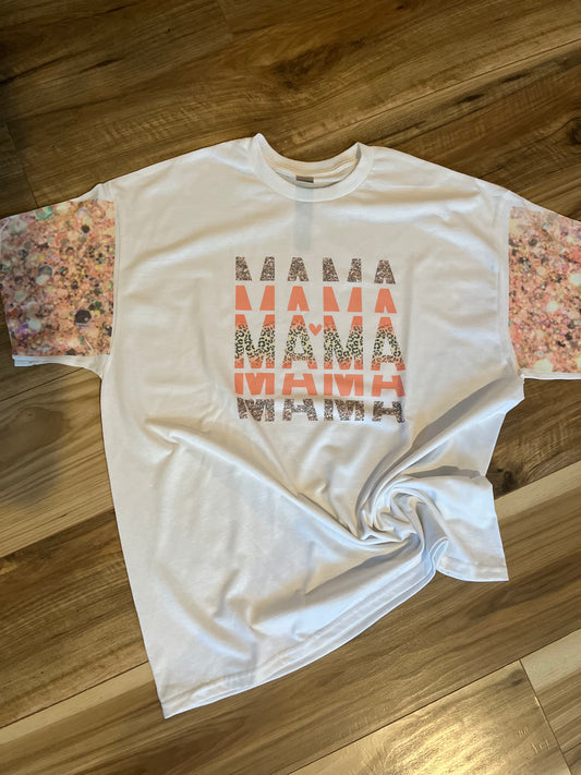 Mama  Glitter T-shirt